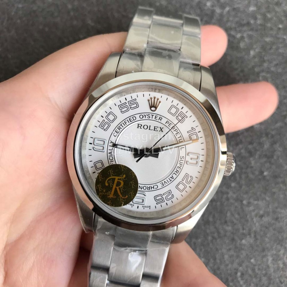 Rolex 39mm Dial Steel Strap Watch