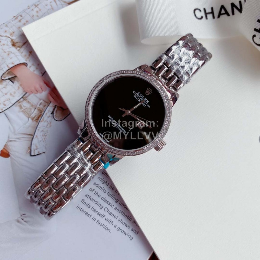 Rolex Sapphire Scratch Resistant Glass Watch For Women