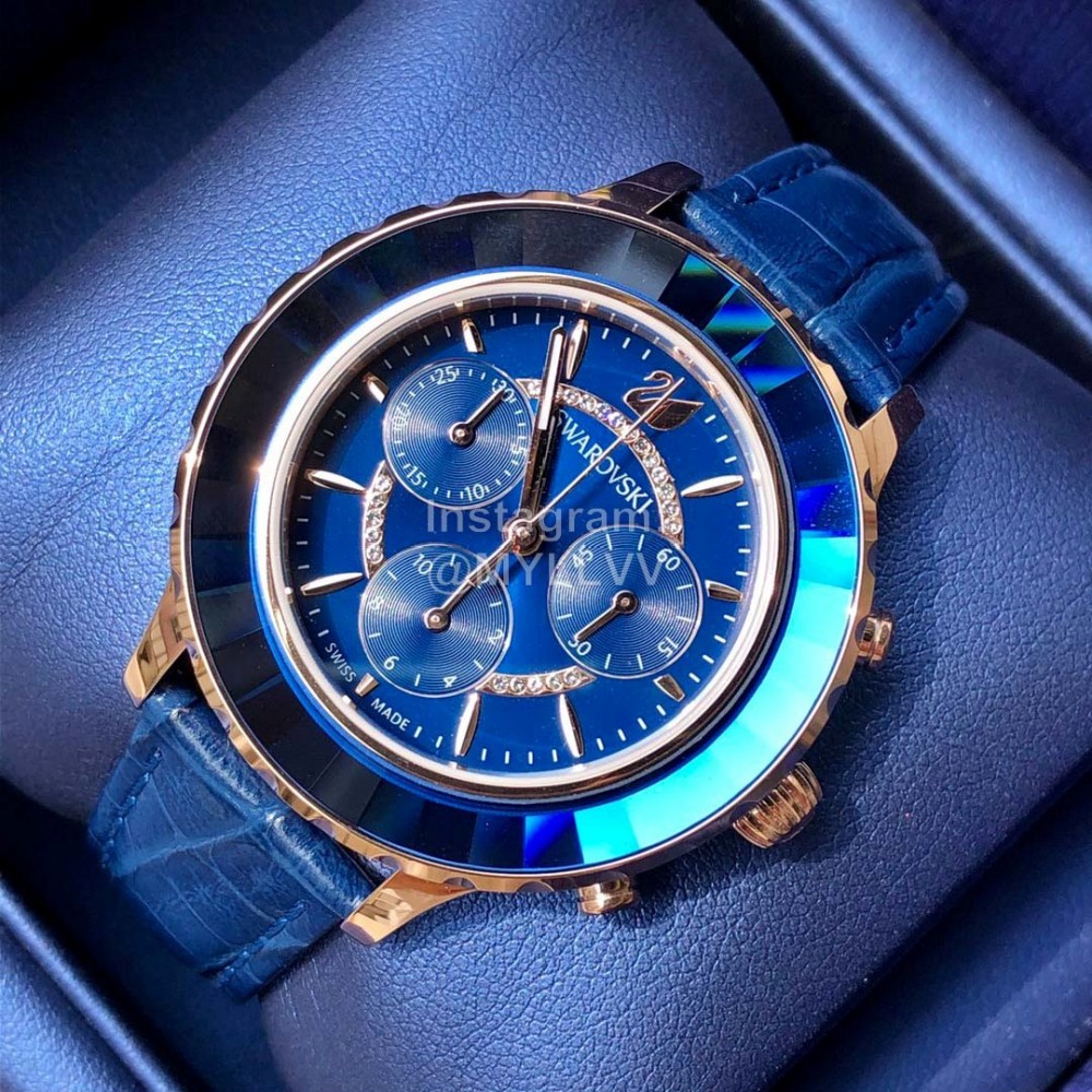 Swarovski Octea Lux Chrono Watch For Women Blue