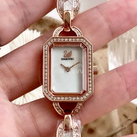 Swarovski Sapphire Crystal Glass Diamond Bracelet Watch