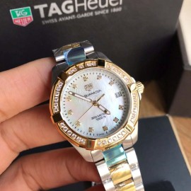 Tag Heuer 32mm Dial Diamond Steel Strap Watch For Women