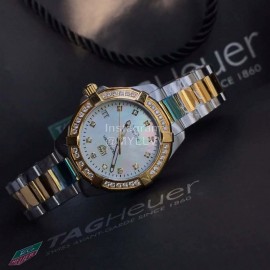 Tag Heuer 32mm Dial Diamond Steel Strap Watch For Women