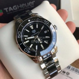 Tag Heuer 35mm Dial Steel Strap Watch For Women Black