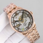 Tissot 316l Fine Steel Case Hollowed Out Watch Rose Gold