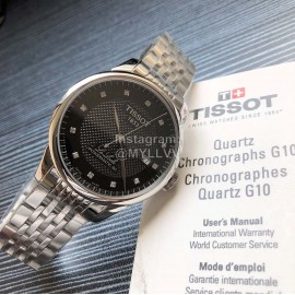 Tissot 316l Fine Steel Case Mechanical Watch For Men Black