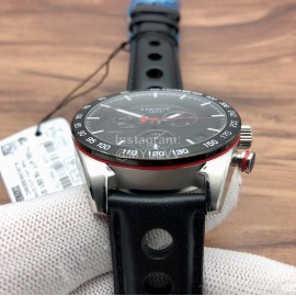 Tissot Leather Strap Multifunctional Quartz Watch For Men