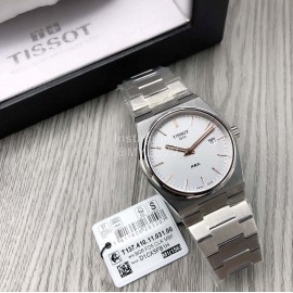 Tissot Prx Series 316 Refined Steel Luminous Watch White