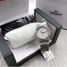 Tissot Prx Series 316 Refined Steel Luminous Watch White