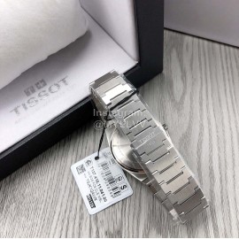 Tissot Prx Series 316 Refined Steel Luminous Watch Black