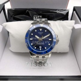 Tissot 316l Fine Steel Case Mechanical Watch For Men Blue