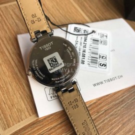 Tissot 26mm Dial Leather Strap Watch For Women