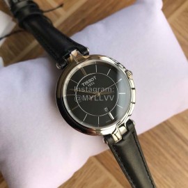 Tissot 26mm Dial Leather Strap Watch For Women