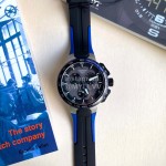 Tissot 316l Fine Steel Case Silicone Strap Watch Blue