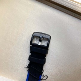Tissot 316l Fine Steel Case Silicone Strap Watch Blue
