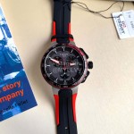 Tissot 316l Fine Steel Case Silicone Strap Watch Orange
