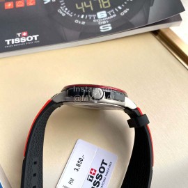 Tissot 316l Fine Steel Case Silicone Strap Watch Orange