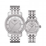 Tissot 40mm Dial Steel Strap Business Watch For Men And Women