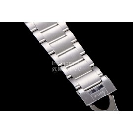 Tudor 41mm Dial Luminous Silver Strap Watch For Men