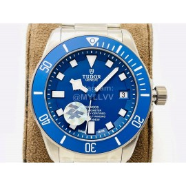 Tudor Zf Factory Blue Dial Steel Strap Watch