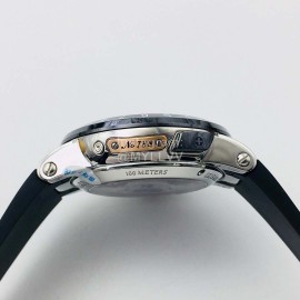 Ulysse Nardin Twa Factory Sapphire Glass 43mm White Dial Watch