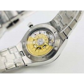 Vacheron Constantin Tws Factory Overseas Diamond Watch Silver