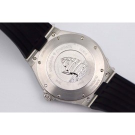 Vacheron Constantin 42mm White Dial Leather Strap Luminous Watch