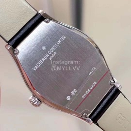 Vacheron Constantin Malte Tonneau Case Diamond Quartz Watch Black