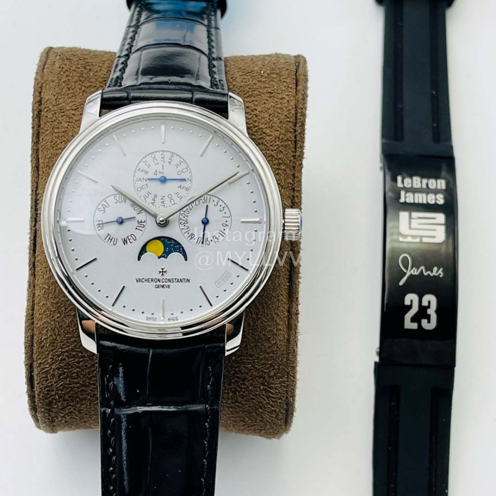 Vacheron Constantin Tw Factory Leather Strap Multifunctional Watch
