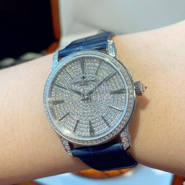 Vacheron Constantin 316 Fine Steel Case Diamond Dial Watch Blue