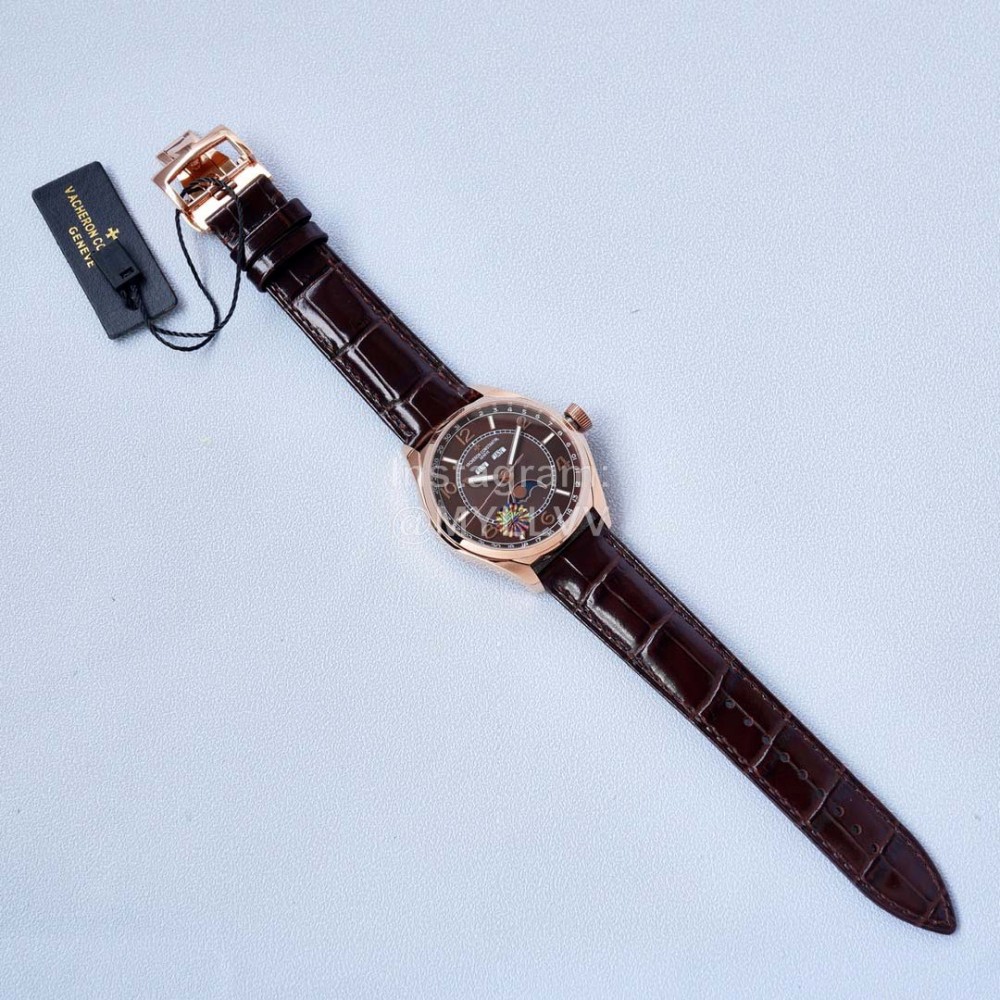Vacheron Constantin 40mm Dial 316 Fine Steel Round Case Watch 