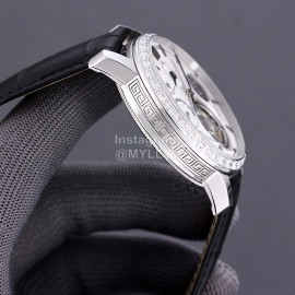 Vacheron Constantin Sapphire Crystal 316 Fine Steel Case Watch White