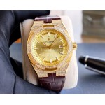 Vacheron Constantin Sapphire Glass 41mm Dial Watch Gold