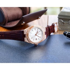 Vacheron Constantin Sapphire Glass 41mm Dial Watch Rose Gold