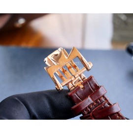 Vacheron Constantin Sapphire Glass 41mm Dial Watch Rose Gold