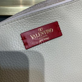 Valentino Fashionable Autumn Winter Leather Bag White 0056