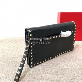 Valentino Large Black Handbag For Women 0399a