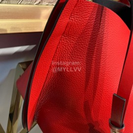 Valentino Large Calf Retro Crossbody Bag Red 0099