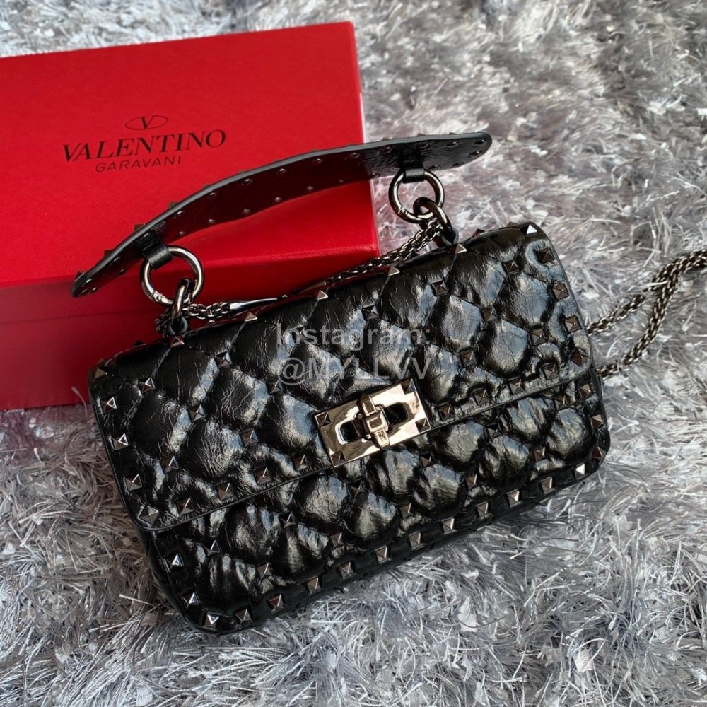Valentino Fashion Small Chain Bag Black 0123