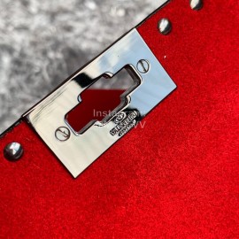 Valentino Fashion Small Chain Bag Red 0123