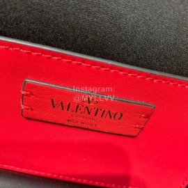 Valentino Fashion Leather Waist Bag Messenger Bag Green 0075