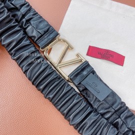 Valentino Fashion Sheepskin Pure Copper Buckle 40mm Belt