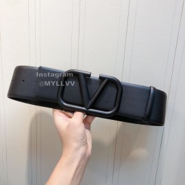 Valentino Fashion Calf Leather Belt For Women Black