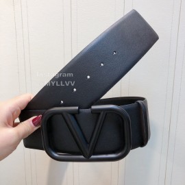 Valentino Fashion Calf Leather Belt For Women Black