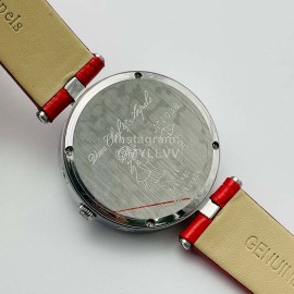 Van Cleef Arpels Vca Factory Diamond Watch Orange Red