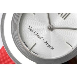 Van Cleef Arpels Charms Gold Quartz Watch Red
