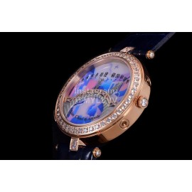 Van Cleef Arpels Sapphire Glass 38mm Dial Watch Black