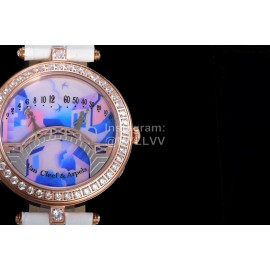 Van Cleef Arpels Sapphire Glass 38mm Dial Watch White