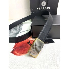 Versace Calf Leather Medusa Buckle 35mm Belt 