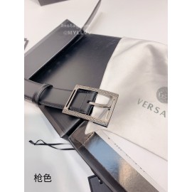 Versace Calf Leather Pin Buckle 35mm Business Belt