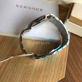 Versace Audrey V Steel Strap 38mm Dial Watch Pink